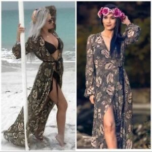 NWT🎁Zara beautiful sexy dress photography L wrap